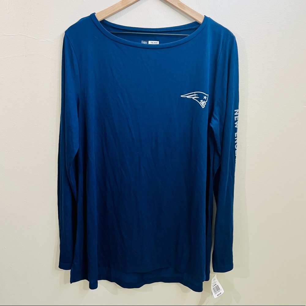 Lightweight Long Sleeve NFL Patriot Pullover Shirt NWT